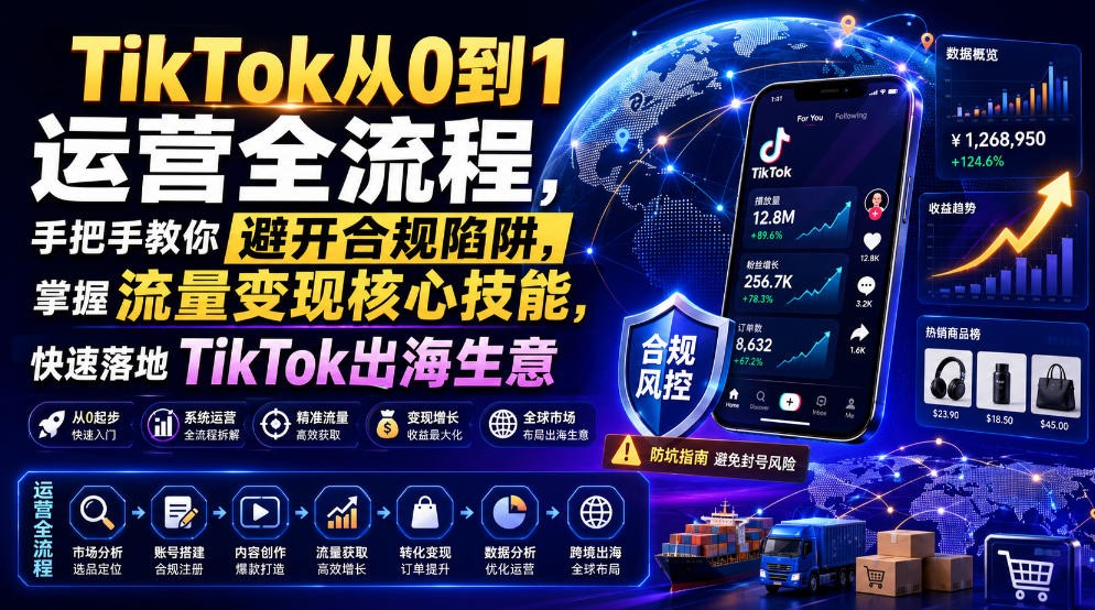 TikTok �� 0 �� 1 ȫ��·��Ӫʵս�Σ�2026 �� 7 �¸��£���Դ���.jpg